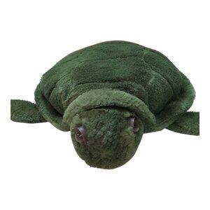 Large 14 Inch Green Sea Turtle Plush Stuffed Animal Soft Cuddly Pillow Pet
